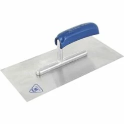 JUNG Henkelmann Glättekelle Aus Bandstahl Mit Gebogenem Griff 130 X 280 Mm