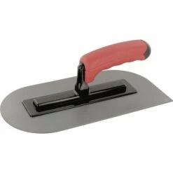 TRIUSO Glättekelle "Rondo" Aus Kunststoff Mit 2-K Griff 140 X 280 Mm