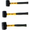 MARKENLOS 3 Tlg Set Gummihammer 370 /500 /700 G Hammer Ausbeulhammer Schonhammer