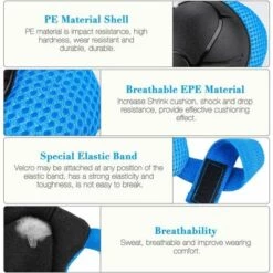 ECHOO Kinder-Knieschoner Set Mit 6 Kinder-Knieschützern Für Skateboard-Scooter Rad-Scooter -Angebote Fliesenleger-Werkzeug Store 43449322 4