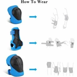 ECHOO Kinder-Knieschoner Set Mit 6 Kinder-Knieschützern Für Skateboard-Scooter Rad-Scooter -Angebote Fliesenleger-Werkzeug Store 43449322 5