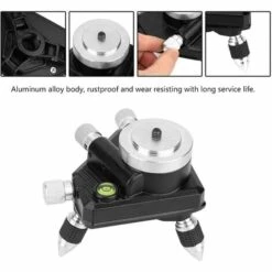 SUN FLOWERDE 360 ° Lasernivellierhalterung 360 Grad Aluminiumlegierung Standard Stativhalterung Mit 1/4 "Gewinde Lasernivellierwerkzeug Für Lasernivellier -Angebote Fliesenleger-Werkzeug Store 43704452 3