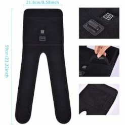 THSINDE Beheizte Kniebandage, Kniestütze Elektrische Heizung Knie Massagegerät Knieorthese Für Arthritis, Arthrose, Gelenkschmerzlinderung, Passt Für Männer Und Frauen -Angebote Fliesenleger-Werkzeug Store 44088371 5