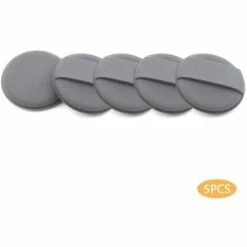 ASUPERMALL 5 Stuck Mikrofaser-Wachs-Applikator 4 Zoll Runder Autopflege-Taschenschwamm Mit Elastischem Fingerband Wachs-Applikator Fur Autos Wachs-Applikator Schaumschwamm