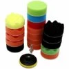 ASUPERMALL 19 STuCKE Bohrer Buffing Schwamm Pads Auto Schaum Polierpads Kit Fur Auto Puffer Polierer Schleifen Wachsen Dichtungsglasur - Modell:19