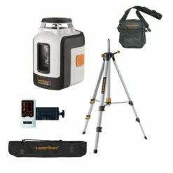 Laserliner SmartLine-Laser 360° Set Kreuzlinienlaser Inkl. Stativ Und Empfänger In Tasche - 2 Linien - 30m