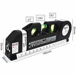 BRIDAY Laser Level 2.5M Multifunktions-Maßband - Standard- Und Metrisches Maßband Mit Einziehbarem Metallstativ -Angebote Fliesenleger-Werkzeug Store 45293881 5