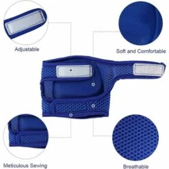 BRIDAY Baby Krabbeln Knieschoner, Anti-Rutsch Kniestütze Einstellbarer Kleinkind Knieschutz,Blau -Angebote Fliesenleger-Werkzeug Store 45296446 4