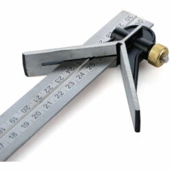 THSINDE Kombi-Vierkant-Vierkant-Winkellineal Einstellbarer Vierkant-Winkel Edelstahl Mit Professionellem Messwerkzeug, Für Schreiner-Ingenieur -Angebote Fliesenleger-Werkzeug Store 45647207 2