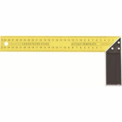 THSINDE Zimmermanns-Quadrat-Set 1-tlg. 250- 350mm 90 ° Anschlagwinkel Zimmermannswinkel Markierungswinkel