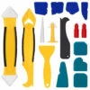 THSINDE Silikon-Dichtungsglätter 16-teilige Dichtungs-Dichtungswerkzeuge, Dichtungsmörtel-Glättwerkzeug-Kit Entfernen Von Dichtungs-Dichtungswerkzeugen Finishing-Kit