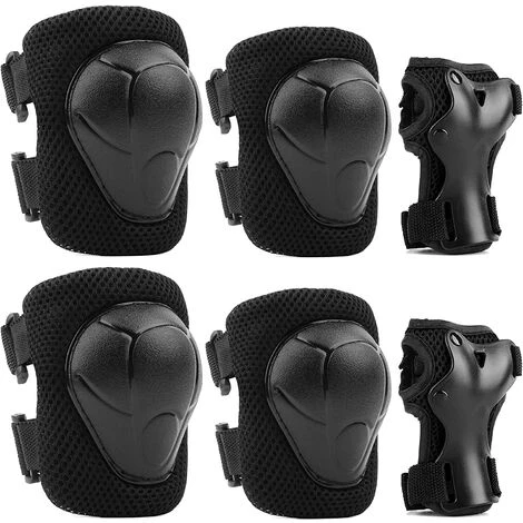 BRIDAY Sportausrüstung Kinderschutz 6 Stk. Handgelenkschutz Ellenbogen Knieschoner 1 BRIDAY Sportausrüstung Kinderschutz 6 Stk. Handgelenkschutz Ellenbogen Knieschoner