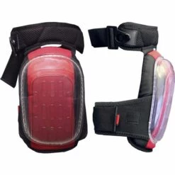 NO-NAME L+D Upixx GELO Comfort 2488 Gel-Knieschoner Rot, Schwarz 1 Paar