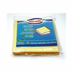 NO NAME Schwammtuch 26167 18x22cm Farbig Sortiert 5 St./Pack. 26167