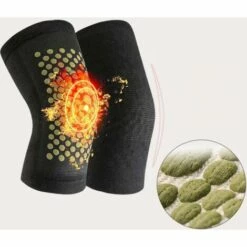 THSINDE Schwarze Verlängerte Doppelseitige Absinth-elastische Knieschoner Warme Knieschoner Für Menschen Mittleren Alters -Angebote Fliesenleger-Werkzeug Store 46606480 3