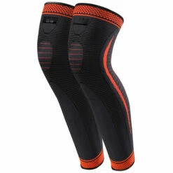 THSINDE Knieschoner, Erweiterte Sportschutzausrüstung, Laufen, Basketball, Klettern, Radfahren, Fitness-Protektor, Schwarz L / XL