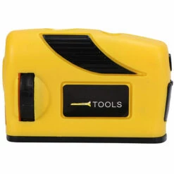 HAPPYSHOPPING Füllstandsmesswerkzeug Ein-Tasten-Steuerung Horizontale Vertikale Kreuzlinien Für Hausraum Quadratische Konstruktion Gelb,Gelb