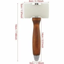 ECHOO T-förmiger Holzschnitzhammer Für Leder Und Nylon -Angebote Fliesenleger-Werkzeug Store 48596776 3