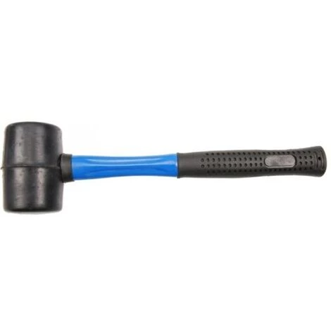 BGS TECHNIC BGS 1960 | GUMMIHAMMER | FIBERGLASSTIEL | SCHWARZER KOPF | Ø 50 MM | 250 G 1 BGS TECHNIC BGS 1960 | GUMMIHAMMER | FIBERGLASSTIEL | SCHWARZER KOPF | Ø 50 MM | 250 G