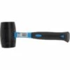 BGS TECHNIC BGS 1963 | GUMMIHAMMER | FIBERGLASSTIEL | SCHWARZER KOPF | Ø 690 MM | 900 G