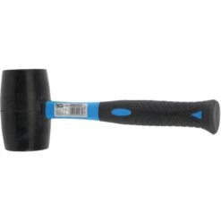 BGS TECHNIC BGS 1963 | GUMMIHAMMER | FIBERGLASSTIEL | SCHWARZER KOPF | Ø 690 MM | 900 G