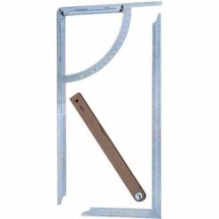 Hedue Anreissgerät Alpha Set Zimmermannswinkel, Anreissgerät, Schmiege Aus Rostfreiem Edelstahl, 3-teilig