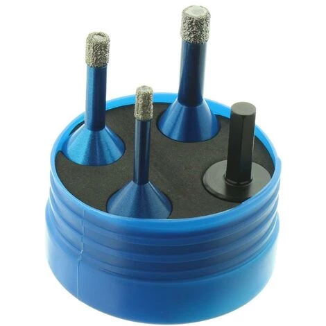 BTEC Diamantbohrkronen Set Winkelschleifer M14 Aufnahme 6, 8 Und 10mm 1 BTEC Diamantbohrkronen Set Winkelschleifer M14 Aufnahme 6, 8 Und 10mm