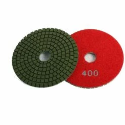 BTEC Nass-Schleifpad Mit Klettverschluss K 400 / Rot / Politur 100 Mm