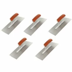 PETERS-LIVING 5x Edelstahl Glättkelle 280 X 130 Mm Glättekelle Putzkelle Edelstahl