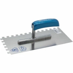 Jung Henkelmann GlŠttekelle Gezahnt 10x10 Mm Stahl Rostfrei Ma§e 280x130 Mm