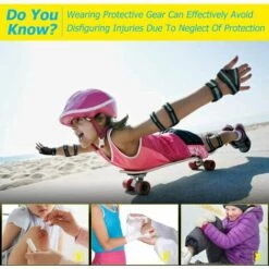 LangRay Handgelenk- Und Ellbogenschützer, Inline-Schutzausrüstung - Knieschützer, Ellbogenschützer Und Handgelenkschützer - 6er-Set Schutzpolster (Schwarz + Blau) 9 LangRay Handgelenk- Und Ellbogenschützer, Inline-Schutzausrüstung - Knieschützer, Ellbogenschützer Und Handgelenkschützer - 6er-Set Schutzpolster (Schwarz + Blau) -Angebote Fliesenleger-Werkzeug Store 52044058 5