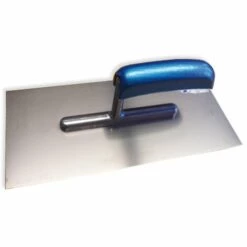 JUNG Glaettekelle (Blatt Aus Rostfreiem Stahl * Naturpoliert * Rostfrei * Mit Gebogenem Griff * 130 X 2)