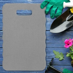 Relaxdays Kniekissen 2er Set, Kniehilfe Für Gartenarbeit, Werkstatt, Yoga, Kniebrett BxT 40x26 Cm, Schaumstoff, Hellgrau -Angebote Fliesenleger-Werkzeug Store 52568805 3