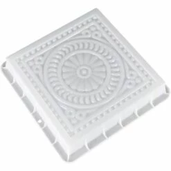 ECHOO Gartenpflasterform Wiederverwendbare DIY Bodenfliesen Zementpflasterform Für Gartenpflaster Ornament Simulation Betonziegel Landschaftsbau Pedalform Wegform