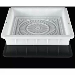 ECHOO Gartenpflasterform Wiederverwendbare DIY Bodenfliesen Zementpflasterform Für Gartenpflaster Ornament Simulation Betonziegel Landschaftsbau Pedalform Wegform -Angebote Fliesenleger-Werkzeug Store 52645327 3