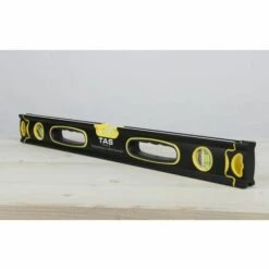 BURI TAS Wasserwaage 60cm 525g Schwarz Aluminium Griffe Werkzeug Schwarz -Angebote Fliesenleger-Werkzeug Store 52646141 4