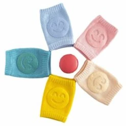 TRIOMPHE Baby Krabbel-Knieschützer, Triumph 5 Paar Baby Anti-Rutsch-Knieschützer, Baby-Knieschützer, Verstellbare Elastische Ellbogenschützer Für Kleinkinder Jungen Kinder Mädchen
