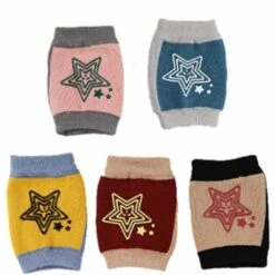 Baby-Knieschützer, Triomphe Rutschfeste Kriechende Beinwärmer Aus Baumwolle, Für Babys Zum Schutz Vor Harten Und Kalten Böden, 5 Paar