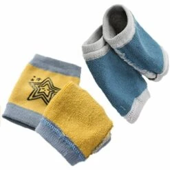 Baby-Knieschützer, Triomphe Rutschfeste Kriechende Beinwärmer Aus Baumwolle, Für Babys Zum Schutz Vor Harten Und Kalten Böden, 5 Paar -Angebote Fliesenleger-Werkzeug Store 52929119 5