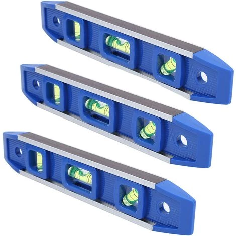 ECHOO Magnet-Wasserwaage, Kleine Leichte Multifunktionale 3-Wasserwaage Für Trockenbau Für Elektriker Für Camping 1 ECHOO Magnet-Wasserwaage, Kleine Leichte Multifunktionale 3-Wasserwaage Für Trockenbau Für Elektriker Für Camping