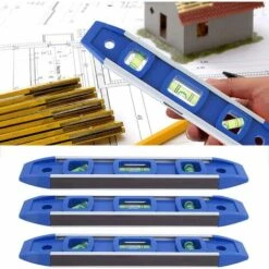 ECHOO Magnet-Wasserwaage, Kleine Leichte Multifunktionale 3-Wasserwaage Für Trockenbau Für Elektriker Für Camping 7 ECHOO Magnet-Wasserwaage, Kleine Leichte Multifunktionale 3-Wasserwaage Für Trockenbau Für Elektriker Für Camping -Angebote Fliesenleger-Werkzeug Store 53040072 3