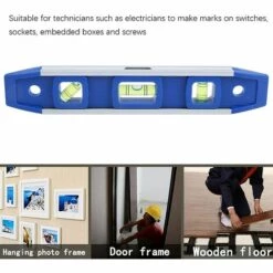ECHOO Magnet-Wasserwaage, Kleine Leichte Multifunktionale 3-Wasserwaage Für Trockenbau Für Elektriker Für Camping 9 ECHOO Magnet-Wasserwaage, Kleine Leichte Multifunktionale 3-Wasserwaage Für Trockenbau Für Elektriker Für Camping -Angebote Fliesenleger-Werkzeug Store 53040072 5