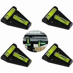 ECHOO Die T-Ebene Besteht Aus Werkzeugen, Horizontalen Blasen, Drei Füßen, Maschinen, Regalen Und Anderen Magnetischen Funktionen (4 Schwarze Teile).