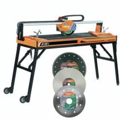 Norton Clipper TR 232L Fliesenschneidmaschine + 3x Diamanttrennscheibe