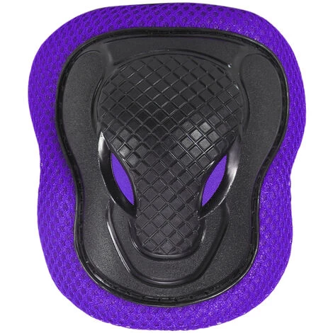 LIFCAUSAL Kinder-Knieschützer-Set 6 In 1 Schutzausrüstungs-Kit Knie-Ellbogenschützer Mit Handgelenkschutz Kindersport-Sicherheitsschutzpolster Für Radfahren Rollschuhlaufen, Lila M 5 LIFCAUSAL Kinder-Knieschützer-Set 6 In 1 Schutzausrüstungs-Kit Knie-Ellbogenschützer Mit Handgelenkschutz Kindersport-Sicherheitsschutzpolster Für Radfahren Rollschuhlaufen, Lila M – Bild 5