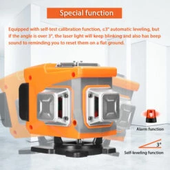 HAPPYSHOPPING Multifunktionaler 12-Linien-Laser Mit Grünem Licht, 3 °, Selbstnivellierende Maschine, Wiederaufladbares Lithium-Batterie-Nivellierwerkzeug, Omnidirektionaler Bodenwandaufkleber Mit Vertikaler, Horizontaler, Schräger Linie,EU-Stecker Ohne Stativ, Multicolor -Angebote Fliesenleger-Werkzeug Store 53630440 5