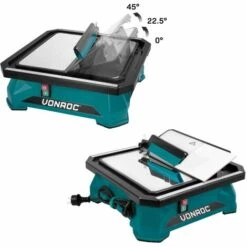 VONROC Fliesenschneider 650W -180mm - Integrierter Wassertank - Extra Große Edelstahl-Arbeitsplatte -Angebote Fliesenleger-Werkzeug Store 53706553 3