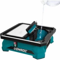 VONROC Fliesenschneider 650W -180mm - Integrierter Wassertank - Extra Große Edelstahl-Arbeitsplatte -Angebote Fliesenleger-Werkzeug Store 53706553 5