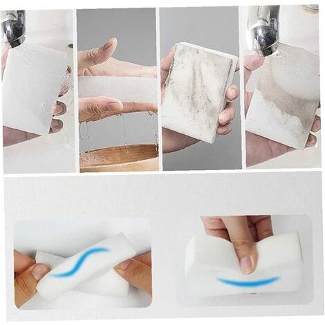GDRHVFD 20 Stück Zauberschwamm Melamin-Reiniger Radiergummi Für Küche, Büro, Badezimmer, Reinigung, Nano-Schwämme, Staubdicht Und Sauber, Täglicher Bedarf Für Den Haushalt 2 GDRHVFD 20 Stück Zauberschwamm Melamin-Reiniger Radiergummi Für Küche, Büro, Badezimmer, Reinigung, Nano-Schwämme, Staubdicht Und Sauber, Täglicher Bedarf Für Den Haushalt – Bild 2