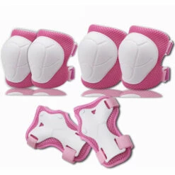 GESCHENKE Sport Equipment Protection Enfant 6 Stk. Protège-Poignet Coudière Genouillère Rose -Angebote Fliesenleger-Werkzeug Store 53818105 5
